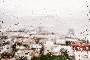 Rain Drops on Window
