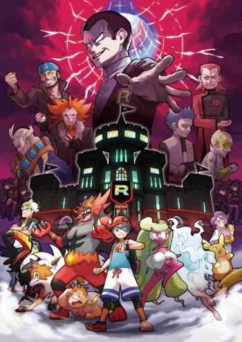 Official Team Rainbow Rocket Artwork : pokemon