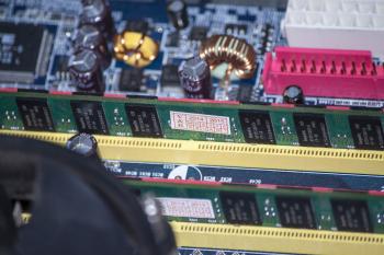 RAM Slots in Circuit Board