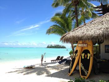 The Beach Hut by Muri Lagoon, Rarotonga | Getaway | Pinterest ...