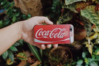 Red and White Coca-cola Smartphone Case