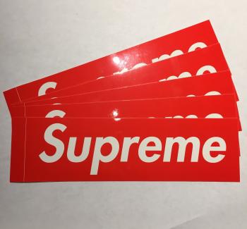 Supreme Red Box Logo Sticker -* – CopVsDrop