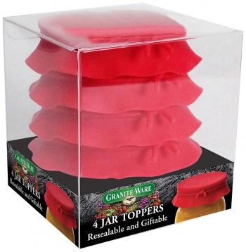 Amazon.com: Granite Ware F0723-4 Silicone Jar Toppers, Red, Set of 4 ...