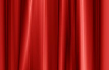 Red curtain fabric texture