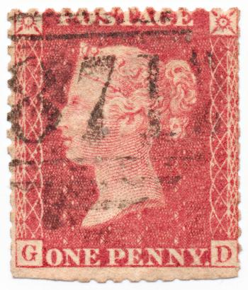 Red Queen Victoria Stamp