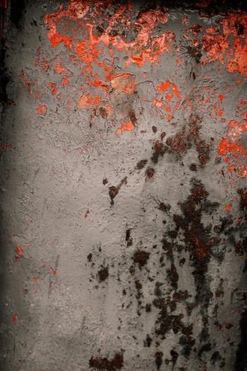 Red Rusted Metal Texture