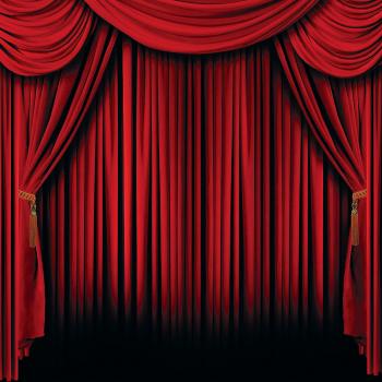Red Curtain Backdrop | Red curtains, Backdrops and Banners