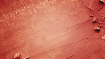 red color crayon painting. blank surface - stop motion animation ...