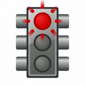 Flashing red traffic light Icons PNG - Free PNG and Icons Downloads