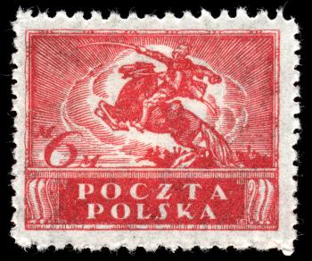 Red Uhlan Regiment Stamp