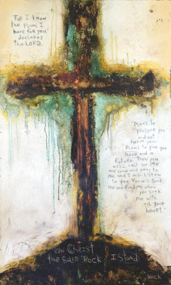 CROSS ART PRINT by Keck