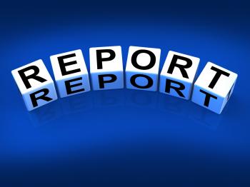 Report Blocks Represent Reported Information or Articles