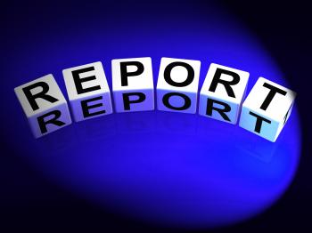 Report Dice Represent Reported Information or Articles
