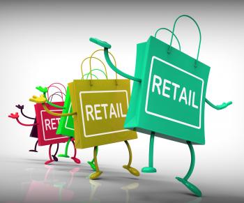 Retail Bags Show Commercial Sales and Commerce
