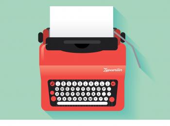 retro typewriter vector ~ Illustrations ~ Creative Market