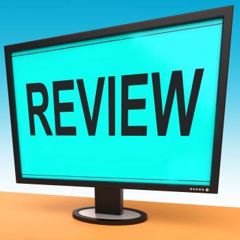 Review Screen Means Check Reviewing Or Reassess