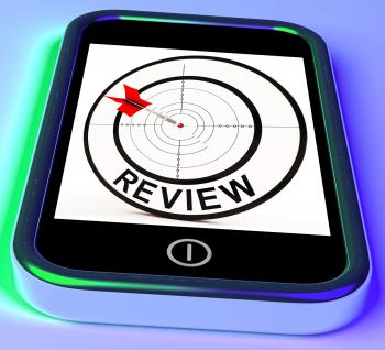 Review Smartphone Shows Feedback Evaluation And Assessment