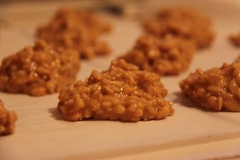Peanut Butter Rice Crispy Cookies | yogijen