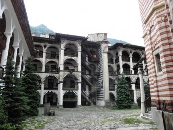 Rila Monastery in Bulgaria.