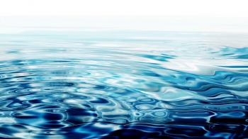Crystal Clear Blue Water - Crystal clear water ripples on white ...