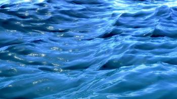 Ocean: loopable blue water ripples and waves with slow motion Motion ...