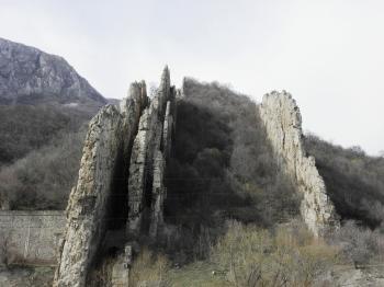 Ritlite-rock formation in the Iskar Gorg