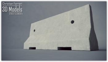 3D model Road Barrier | CGTrader