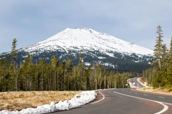 Road to Mt. Bachelor, Oregon