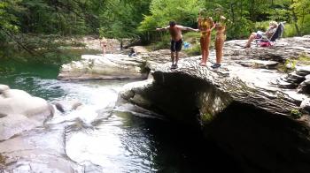 jimmy vanderveer at 2nd falls ralston pa - YouTube