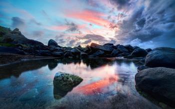 Extra Wallpapers - Rocks and water