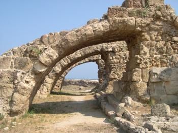 Roman ruins at salamis, north cyprus