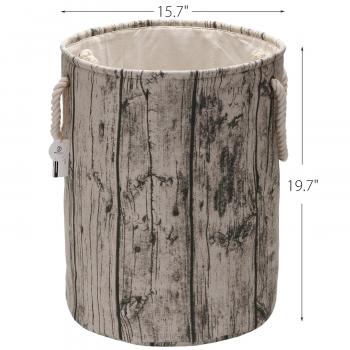 Amazon.com : Sea Team 19.7" Large Size Stylish Tree Stump Wood Grain ...