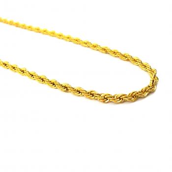 Gold Rope Chain - The Gold Gods Jewelry