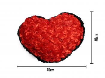 Rose Heart Cushion Homethedream.com