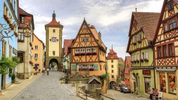 The Charming Rothenburg Ob Der Tauber - Germany Wallpaper ...