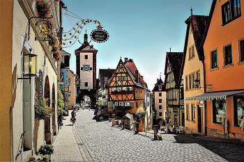 Romantic road, Harburg castle, Dinkelsbuhl, Rothenburg ob der tauber