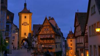 Siebers Tower, Ploenlein and Kobolzell Gate, Rothenburg ob der ...