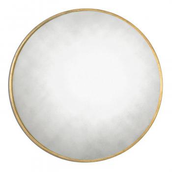 Junius Round Gold Round Mirror Uttermost Wall Mirror Wall Mirrors ...