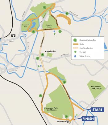 Race Route inc full Course Breakdown - Pennine Lancashire 10k Run ...