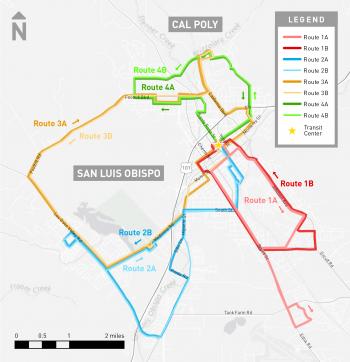 SLO Transit releases new bus routes - Mustang News