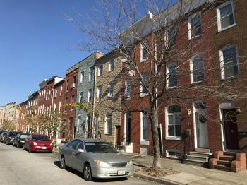 Rowhouses, 100 block of S. Ann Street (east side), Baltimore, MD