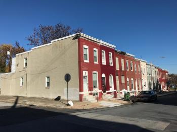 Rowhouses, 500 block of E. 27th Street (north side), Baltimore, MD 21218