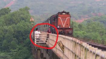 Clicking Photos with Running Train... BAD IDEA : Karmali AC ...