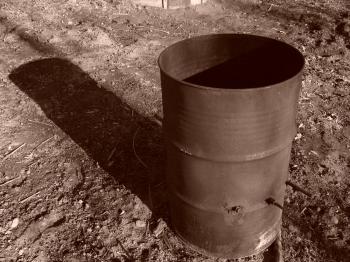 Rusted barrel