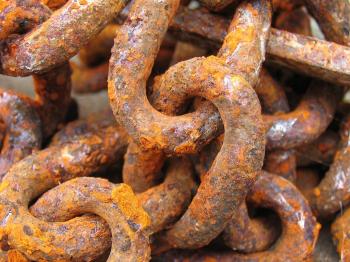 rusty chain | Orange | Pinterest