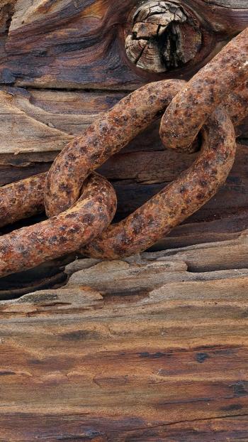 Iron rusted chains wallpaper | (17079)