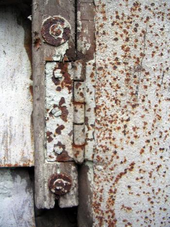 Rusted hinges
