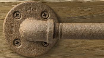 Painting Metal Pipes: Rust-Oleum Antique Copper Paint - YouTube