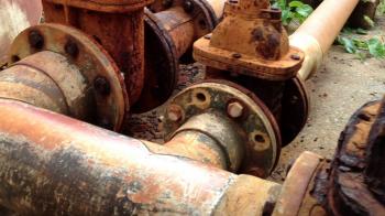 Iron rust the Inside wall of water pipe - YouTube