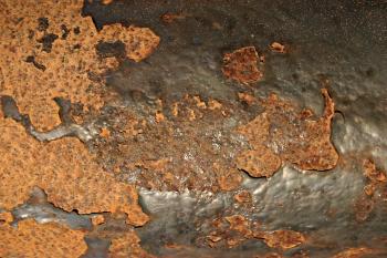 Rusted metal surface